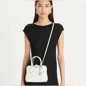 Tory Burch Mini Swing Bag in White